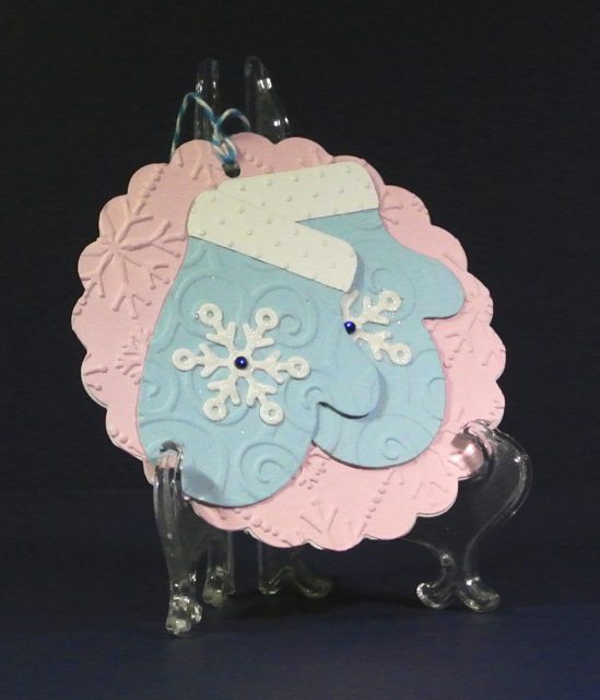 Snowflake Mittens Gift Tag