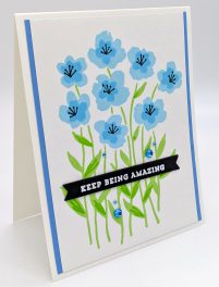 Encouraging Blue Wildflowers