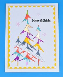 Merry & Bright Washi Trees