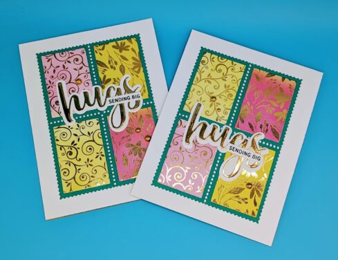 Hugs – Foiled Postage