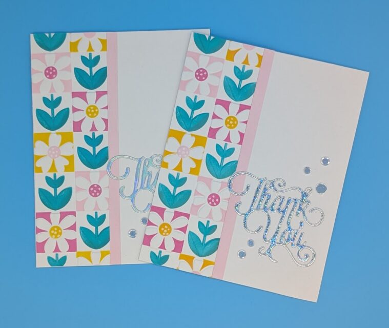 Checkered Garden Thank You