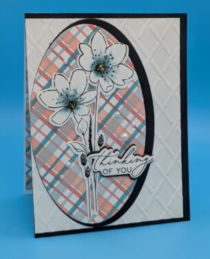 Oval Floral Thinking of You