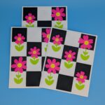 Retro Checkered Garden