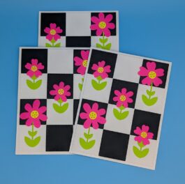 Retro Checkered Garden