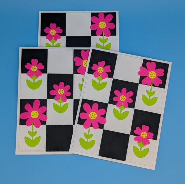 Retro Checkered Garden