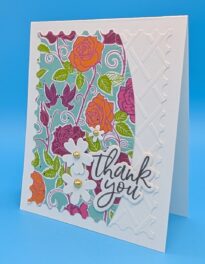 Edged Roses Thank You