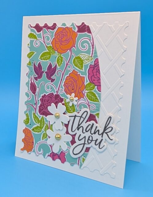 Edged Roses Thank You