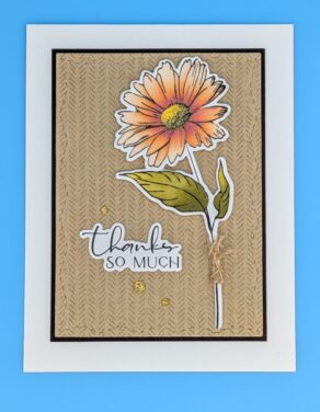Single Flower Thanks